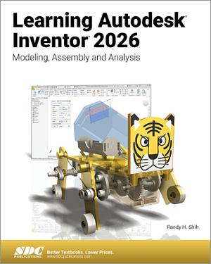 Learning Autodesk Inventor 2026 book cover